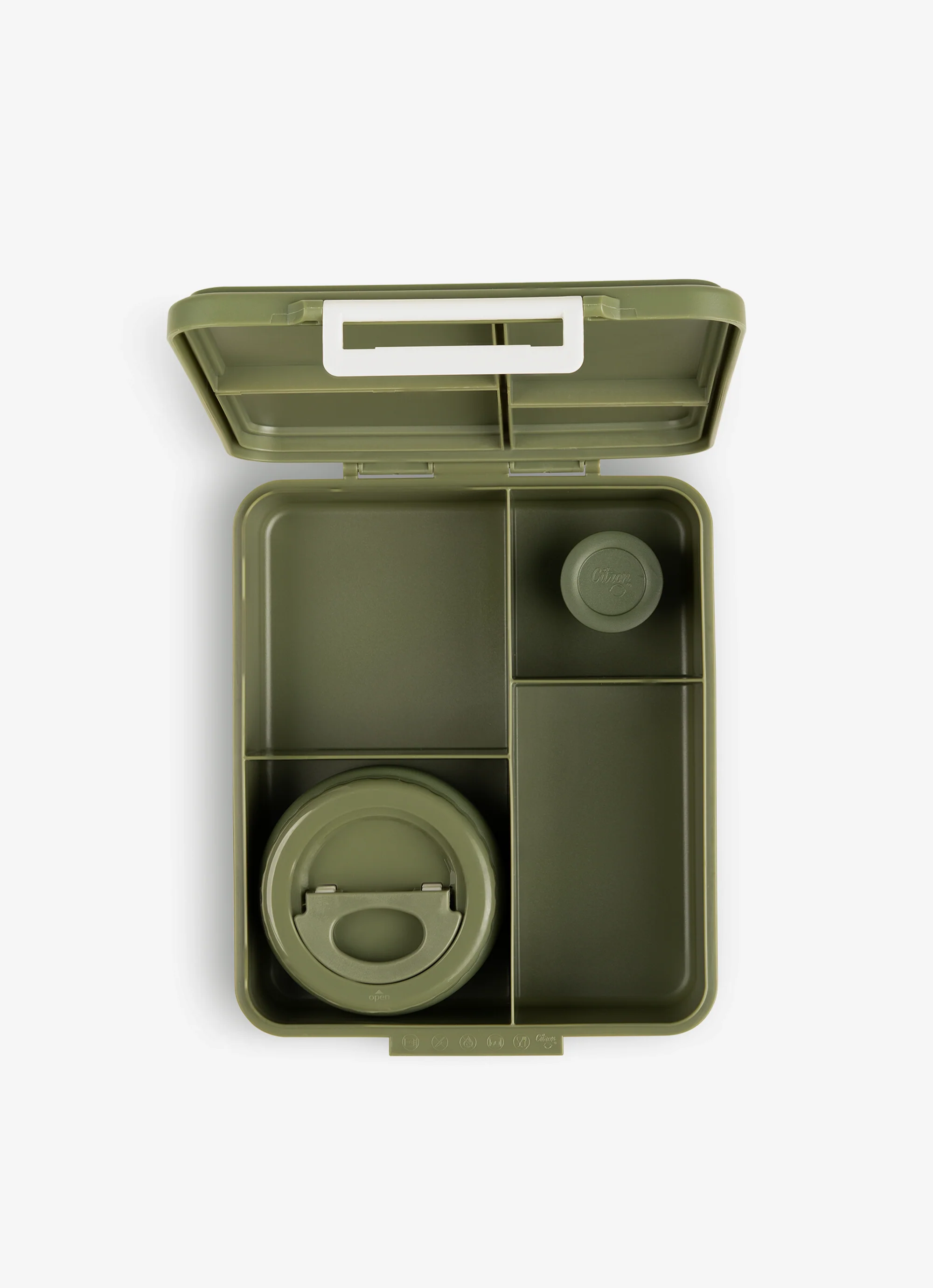 Grand Lunch Box Olive Green